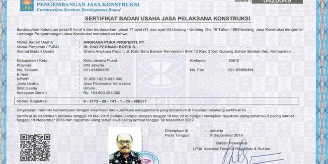 Cara Mudah Mendapatkan Sertifikat Badan Usaha (SBU)