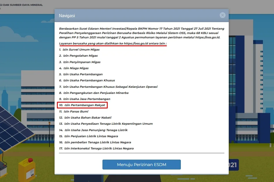 sumber perizinan esdm